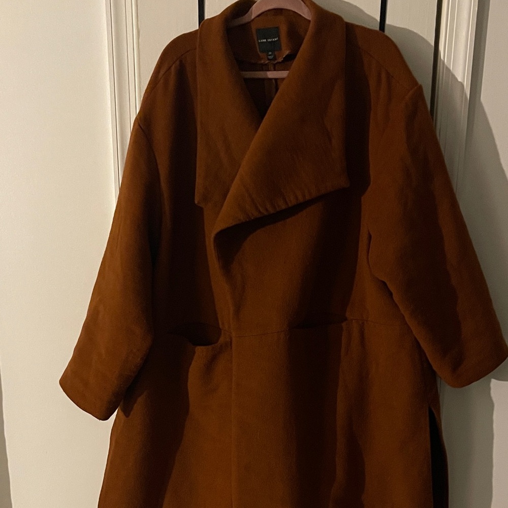Lane Bryant Rust Trench Coat Plus Size